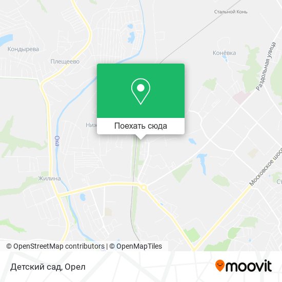 Карта Детский сад