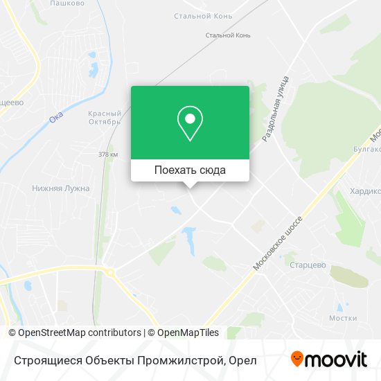 Карта Строящиеся Объекты Промжилстрой