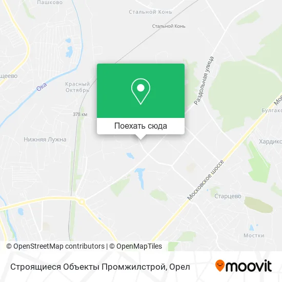 Карта Строящиеся Объекты Промжилстрой