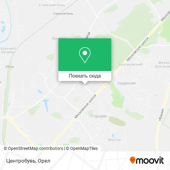 Карта Центробувь