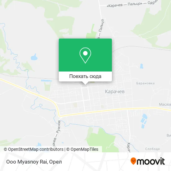 Карта Ooo Myasnoy Rai