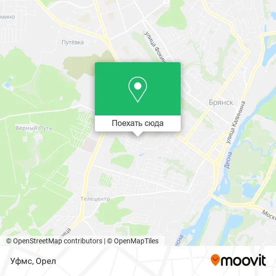 Карта Уфмс