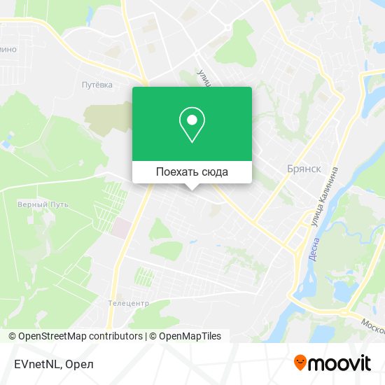 Карта EVnetNL