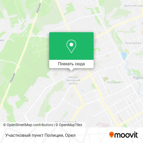 Карта Участковый пункт Полиции