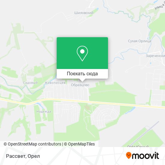 Карта Рассвет