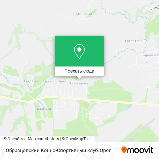 Карта Образцовский Конно-Спортивный клуб