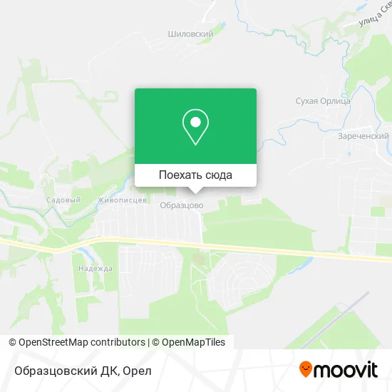 Карта Образцовский ДК