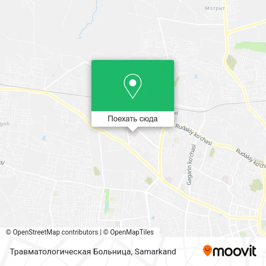 Карта Травматологическая Больница