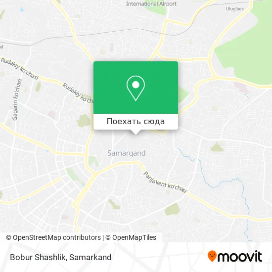 Карта Bobur Shashlik