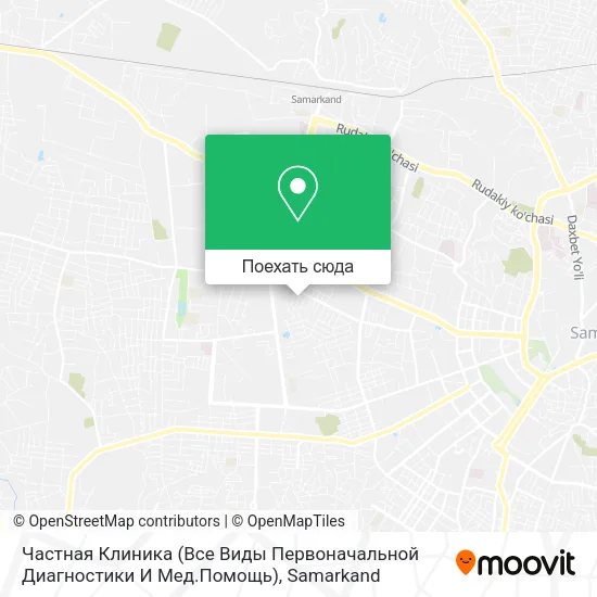 Карта Частная Клиника (Все Виды Первоначальной Диагностики И Мед.Помощь)