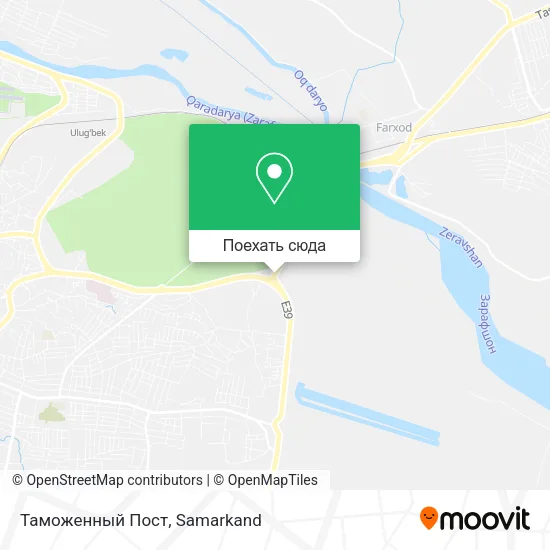 Карта Таможенный Пост