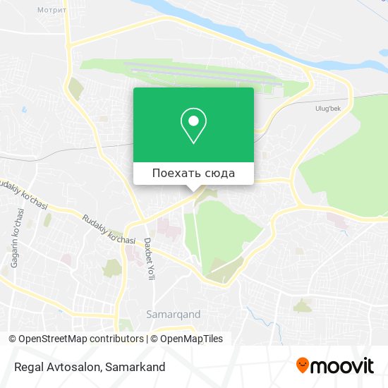 Карта Regal Avtosalon