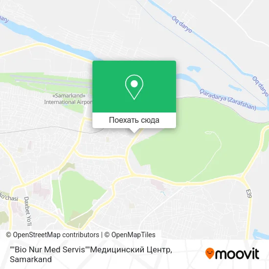 Карта ""Bio Nur Med Servis""Медицинский Центр
