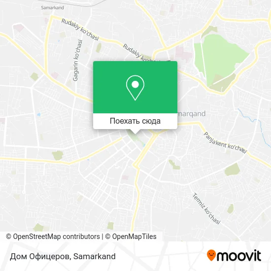 Карта Дом Офицеров