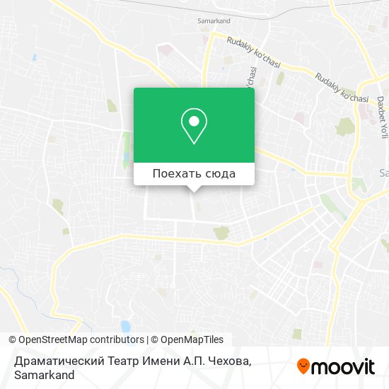 Карта Драматический Театр Имени А.П. Чехова