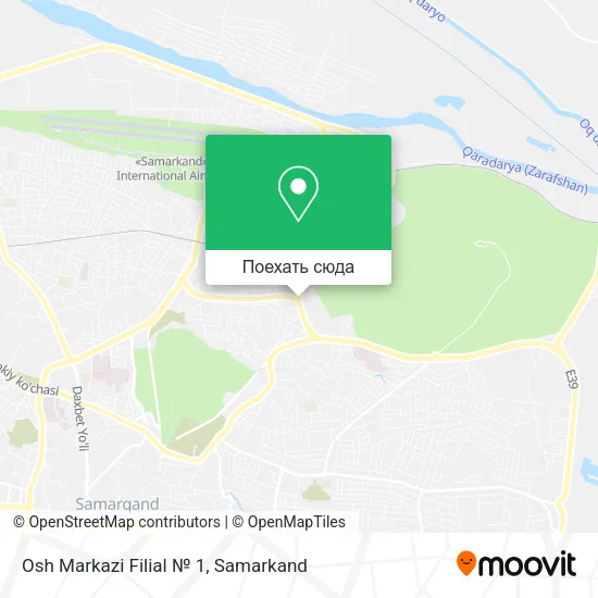 Карта Osh Markazi Filial № 1