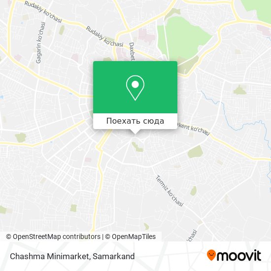 Карта Chashma Minimarket