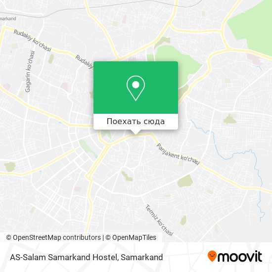 Карта AS-Salam Samarkand Hostel