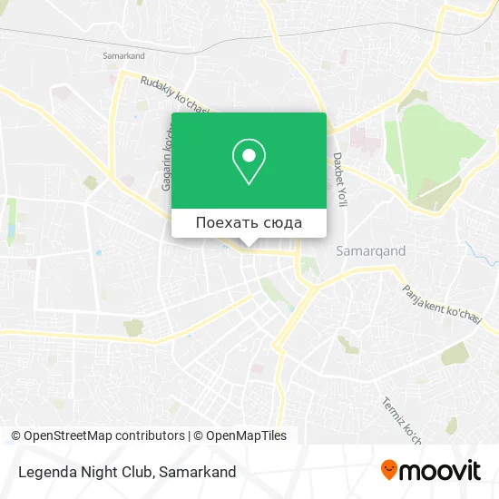 Карта Legenda Night Club