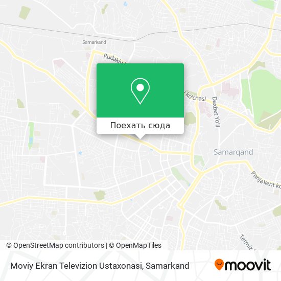 Карта Moviy Ekran Televizion Ustaxonasi