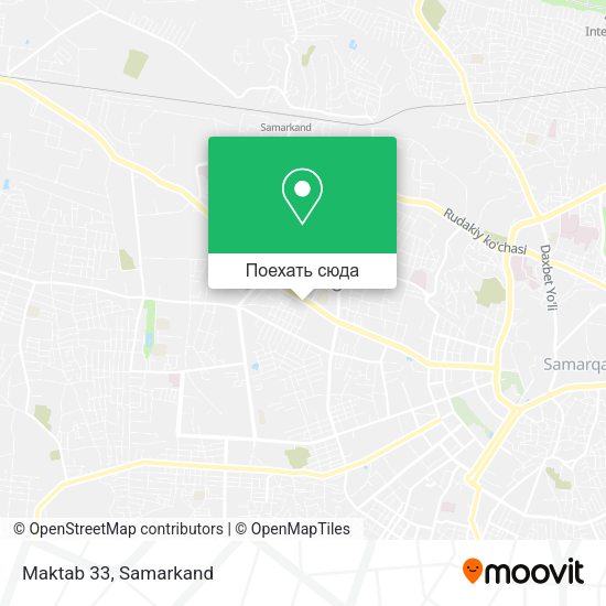 Карта Maktab 33