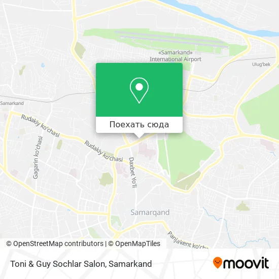 Карта Toni & Guy Sochlar Salon