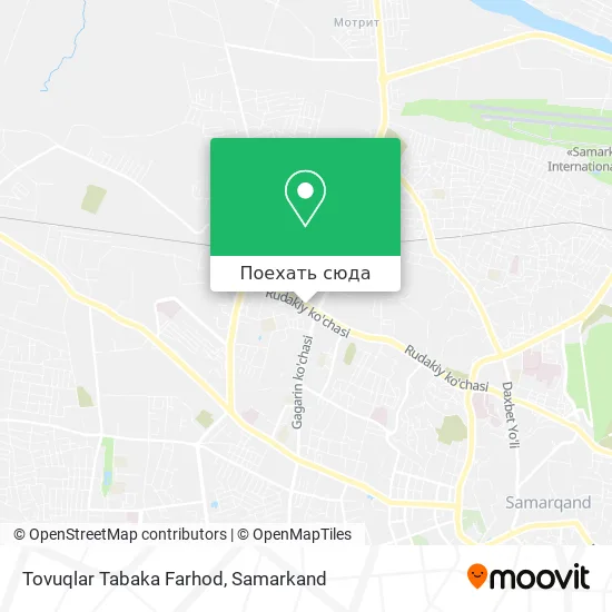 Карта Tovuqlar Tabaka Farhod
