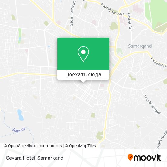 Карта Sevara Hotel