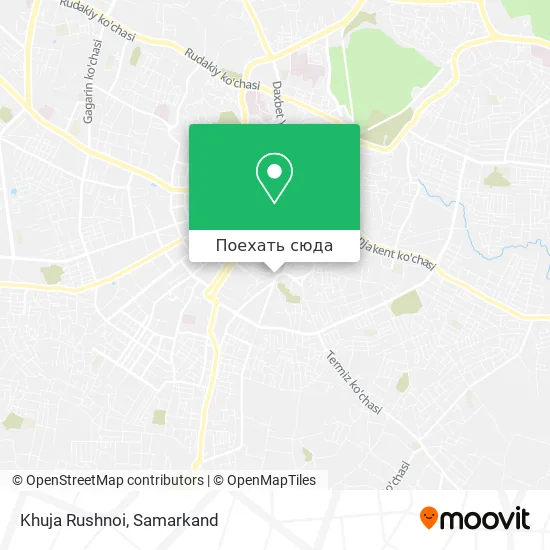 Карта Khuja Rushnoi