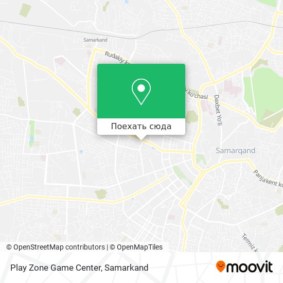 Карта Play Zone Game Center