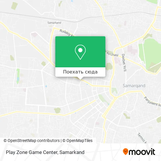 Карта Play Zone Game Center