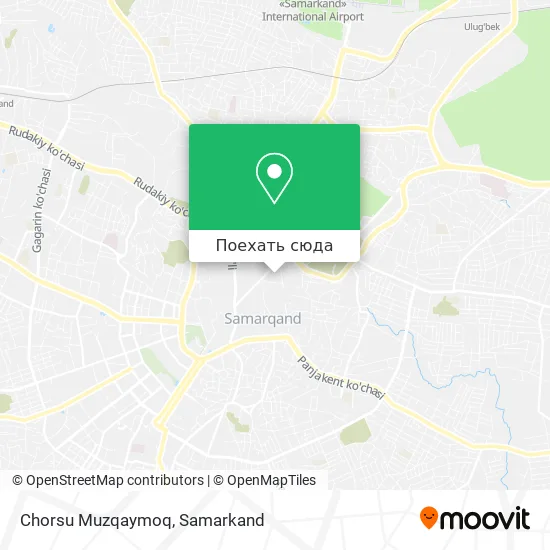 Карта Chorsu Muzqaymoq