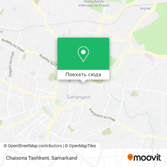 Карта Chaixona Tashkent
