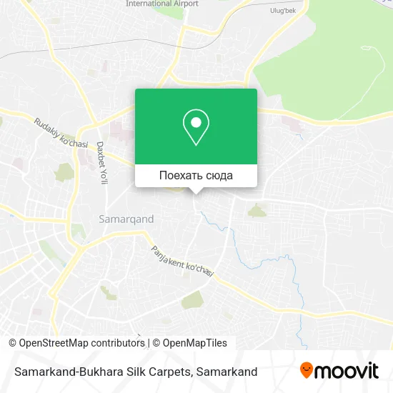 Карта Samarkand-Bukhara Silk Carpets