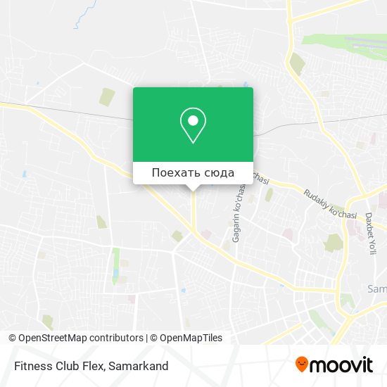 Карта Fitness Club Flex