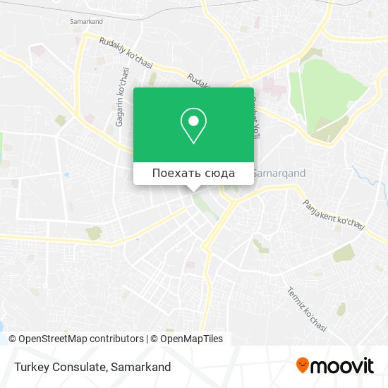 Карта Turkey Consulate
