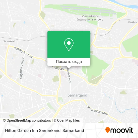 Карта Hilton Garden Inn Samarkand