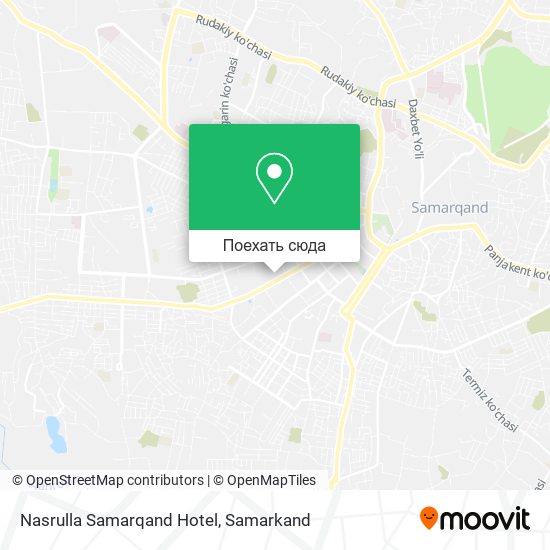 Карта Nasrulla Samarqand Hotel