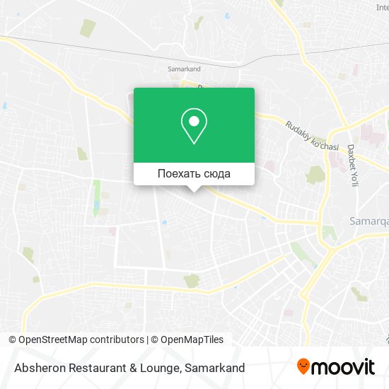 Карта Absheron Restaurant & Lounge