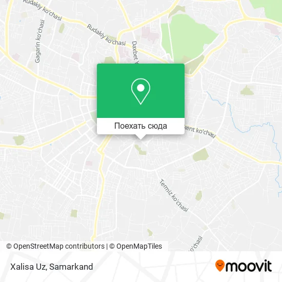 Карта Xalisa Uz
