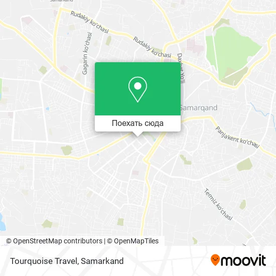 Карта Tourquoise Travel