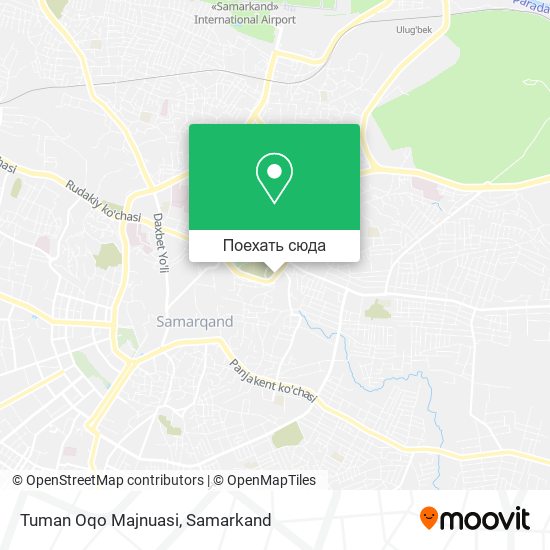 Карта Tuman Oqo Majnuasi
