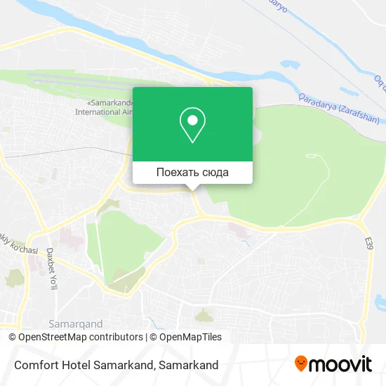 Карта Comfort Hotel Samarkand