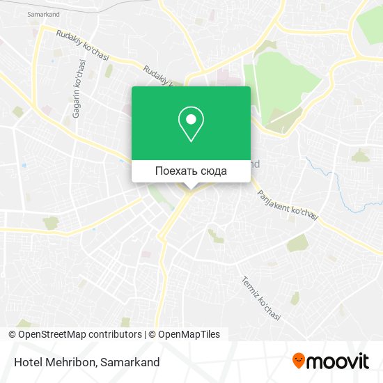 Карта Hotel Mehribon
