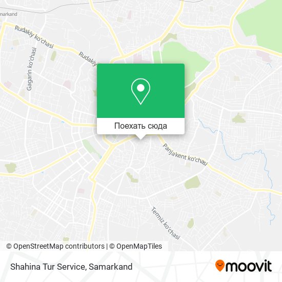 Карта Shahina Tur Service