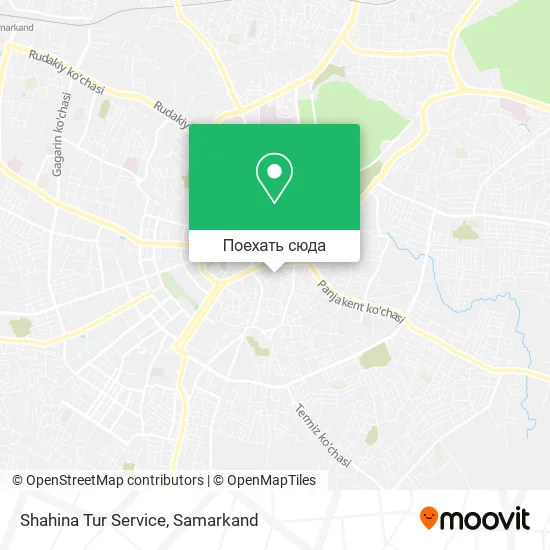 Карта Shahina Tur Service