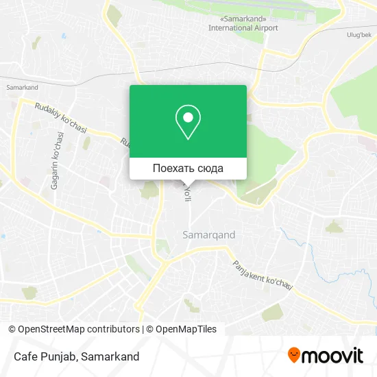 Карта Cafe Punjab