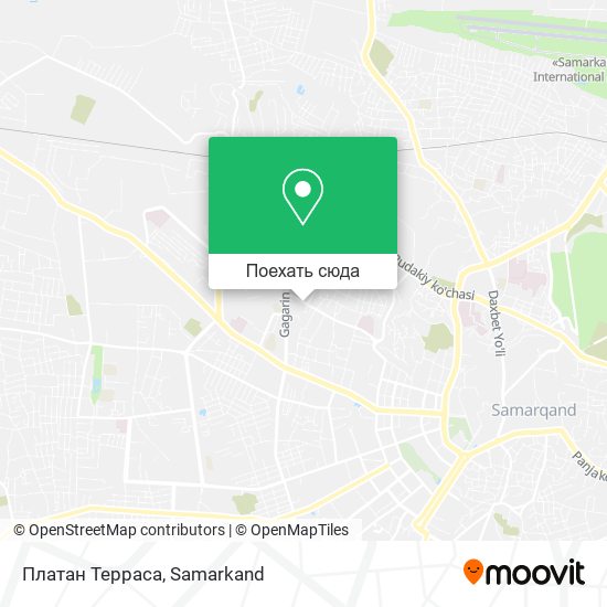 Карта Платан Терраса