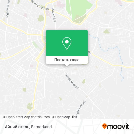 Карта Айний отель
