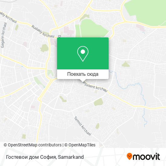 Карта Гостевои дом София